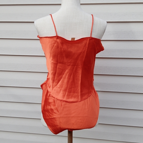 NWOT! Vintage, Orange Bra and Panty Set, High Waisted, Also something in Black - Picture 5 of 7